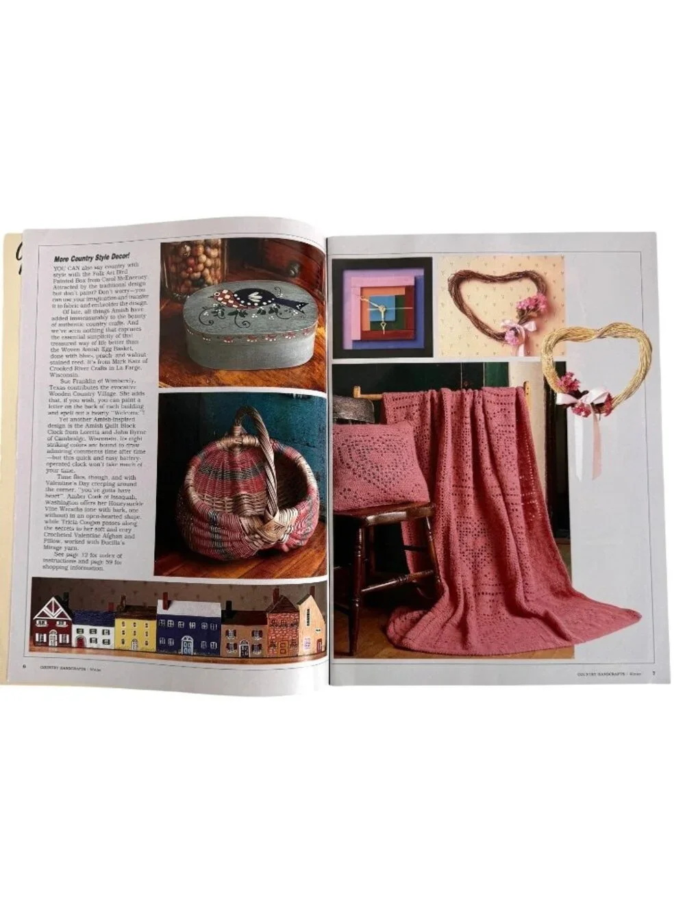 Country Handcrafts vintage craft